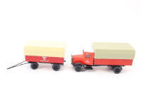 Roskopf H0 85-02 aus Set Modellauto LKW MB Lastzug P/P Deutsche Reichspost 1:87