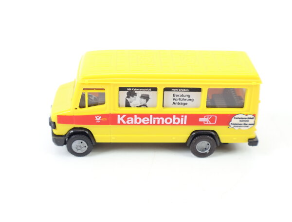 Praline H0 Modellauto Bus MB 507 D "Deutsche Bundespost Kabelmobil" 1.87