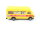 Praline H0 Modellauto Bus MB 507 D "Deutsche Bundespost Kabelmobil" 1.87