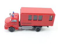 Wiking H0 Modellauto Mercedes L1413 Wechselkoffer "DBP Katastrophenschutz" 1:87