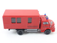 Wiking H0 Modellauto Mercedes L1413 Wechselkoffer "DBP Katastrophenschutz" 1:87