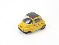 Schuco Modellauto PKW BMW Isetta Gelb "Deutsche Bundespost" 1:43