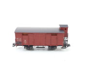 Liliput H0 gedeckter Güterwagen mit Bremserhäuschen 113 214 DB / NEM / AC
