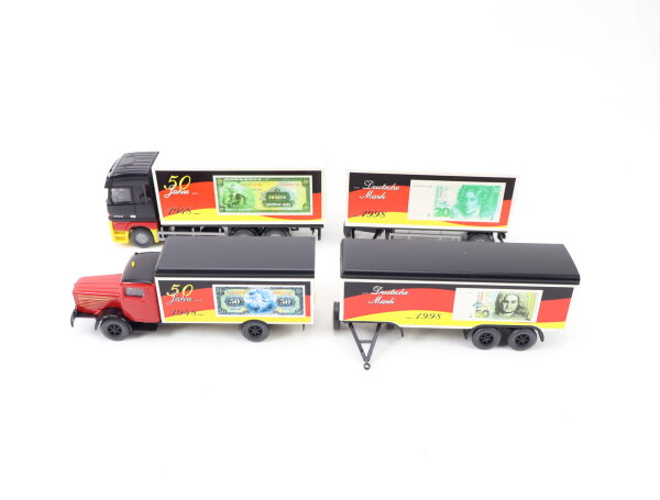 Wiking H0 81-03 Modellauto Set Post Museum Shop 50 Jahre D-Mark 1:87