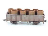 Roco H0 46617A offener Güterwagen Hochbordwagen mit Röhrenladung 884 795 DB/NEM