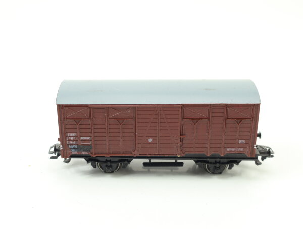 Piko H0 gedeckter Güterwagen Tonnendach schwarz 271 401 SNCF NEM / AC