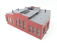 Spur H0 Gebäude Ringlokschuppen 2-ständig / Licht