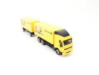 Schuco H0 Modellauto LKW Iveco "Deutsche Post eVita - Expo2000" 1:87