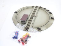 Märklin H0 7186 elektrische Drehscheibe mit Stellpult für M-Gleis / Blech OVP