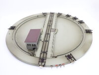 Märklin H0 7186 elektrische Drehscheibe mit Stellpult für M-Gleis / Blech OVP