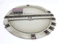 Märklin H0 7186 elektrische Drehscheibe mit Stellpult für M-Gleis / Blech OVP