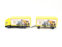 Wiking H0 Modellauto LKW Kofferlastzug MAN "Postwirts Dunkel Postbrauerei" 1:87