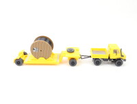Wiking H0 0371 70 Modellauto LKW MB Unimog Tiefladezug SoMo "Deutsche Post" 1:87
