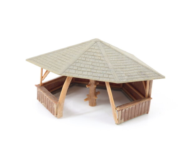 Spur H0 Gebäude Grillhütte Schutzhaus