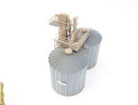 Spur H0 Gebäude Silo Kalksilo