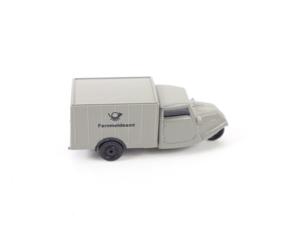 Praline H0 0217 PKW Tempo Dreirad Hanseat "Fernmeldeamt" 1:87