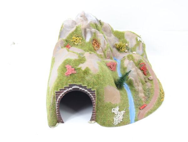 Busch H0 3029 Landschaftsbau großer Tunnel Ecktunnel mit Quelle 1-gleisig