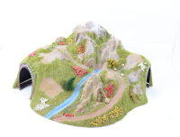 Busch H0 3029 Landschaftsbau großer Tunnel Ecktunnel mit Quelle 1-gleisig