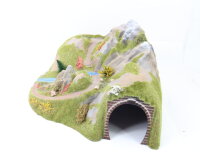 Busch H0 3029 Landschaftsbau großer Tunnel Ecktunnel mit Quelle 1-gleisig