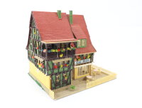 Vollmer H0 29253 Gebäude Stadthaus Altstadthaus mit Cafe - Bistro / Licht