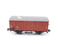 Piko H0 gedeckter Güterwagen 03-48-77 braun DR / NEM...