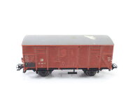 Piko H0 gedeckter Güterwagen 03-48-77 braun DR / NEM / AC