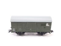 Piko H0 gedeckter Güterwagen Tonnendach schwarz 438...