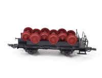 Sachsenmodelle H0 18354 Güterwagen Flachwagen Radsatztransportwagen / NEM / AC