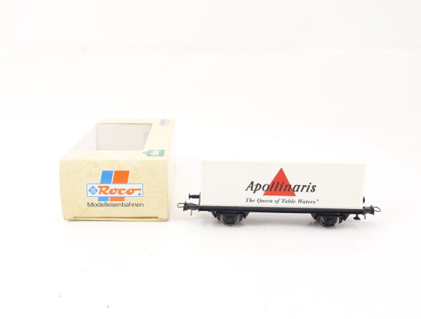 Roco H0 Güterwagen Sondermodell Containertragwagen "Apollinaris"