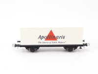 Roco H0 Güterwagen Sondermodell Containertragwagen "Apollinaris"