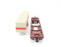 Roco H0  Güterwagen Taschenwagen "DB Container-Auflieger" 475 3 336-4 DB / NEM
