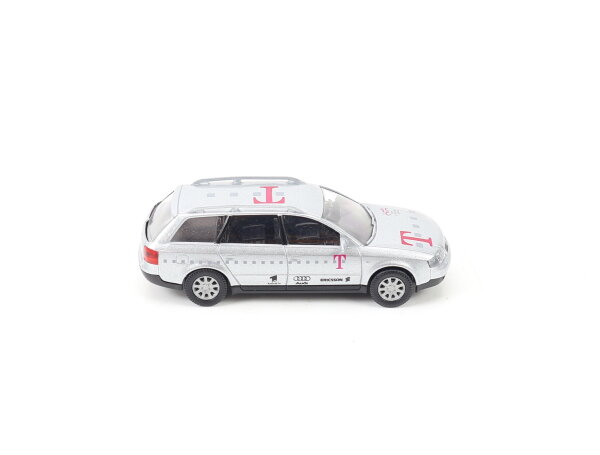 Wiking H0 1300135 Modellauto PKW Audi A6 Avant "Telekom" silber 1:87
