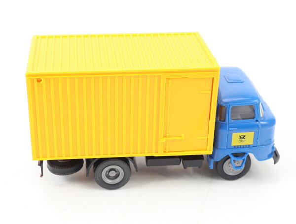s.e.s. H0 Modellauto LKW IFA W 50 L Koffer "DBP" 1:87