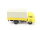 s.e.s H0 Modellauto LKW IFA W 50 Pritsche/Plane "Deutsche Post" gelb 1:87