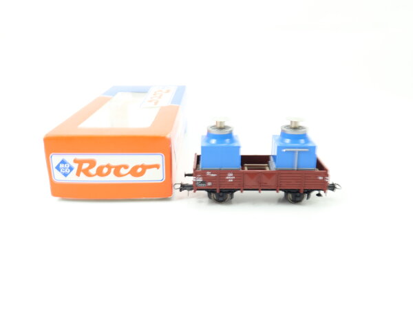 Roco H0 47945 Güterwagen Niederbordwagen + 2x Kühlaggregat 670 471 DB / NEM