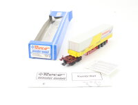 Roco H0 1912  Güterwagen Road Rail Planenauflieger "KOMBIRAIL"" DB / ÖBB / OVP