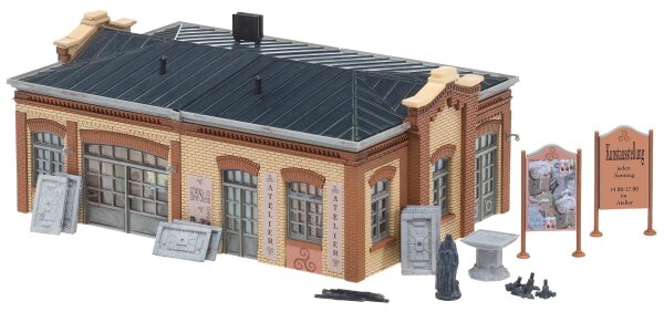 Faller H0 130190 Gebäude-Bausatz Werkstatt Kunstaustellung Atelier