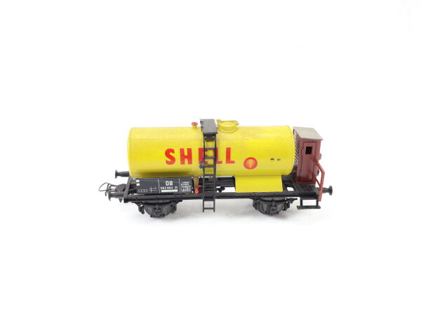 H0 Güterwagen Kesselwagen mit Bremserhäuschen 582 864 Shell DB