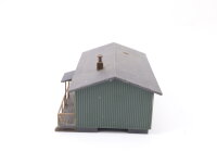 Spur H0 Gebäude Bauhütte Baracke / gebaut