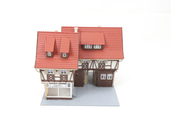 Vollmer H0 29396 Gebäude Fachwerkhaus mit Ladengeschäft Juwelier