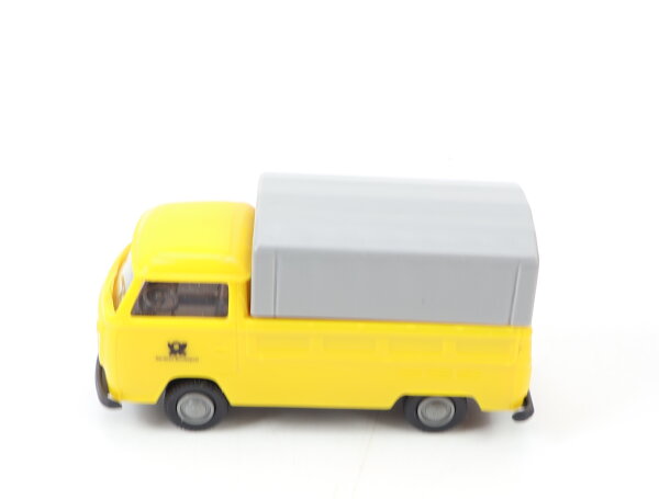 A.P.S. H0  Modellauto PKW VW T2 Pritsche/Plane " Deutsche Bundespost" 1:87