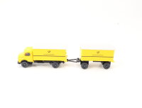 Wiking H0 Modellauto Mercedes L 1413 Koffer-Lastzug...