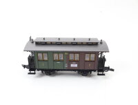 Fleischmann H0 Personenwagen Abteilwagen Halle 2456 2./3. Klasse braun / grün