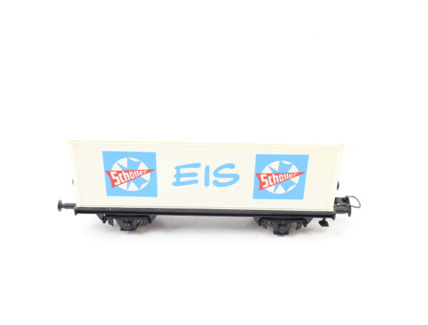 Roco H0 Güterwagen Containertragwagen Werbewagen "Schöller  Eis"