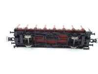 Roco H0 46481 Güterwagen Niederbordwagen Rungenwagen 28 651 braun DR / NEM AC