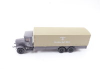 Roskopf H0 85-02 Modellauto LKW MB N56 Pritsche/Plane...