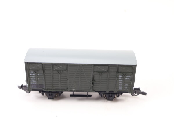 Piko H0 5/6449/012 gedeckter Güterwagen 81-32-17 grün DR / NEM / AC