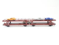 Märklin H0 4712 Güterwagen-Set Doppel-Autotransporter mit 4 PKWs / NEM OVP