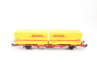 Märklin H0 94216 PMS 63-07 Güterwagen Containertragwagen "DHL" 2 009-6 DB / NEM