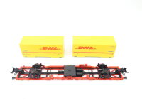 Märklin H0 94216 PMS 63-07 Güterwagen Containertragwagen "DHL" 2 009-6 DB / NEM